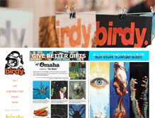Tablet Screenshot of birdymagazine.com